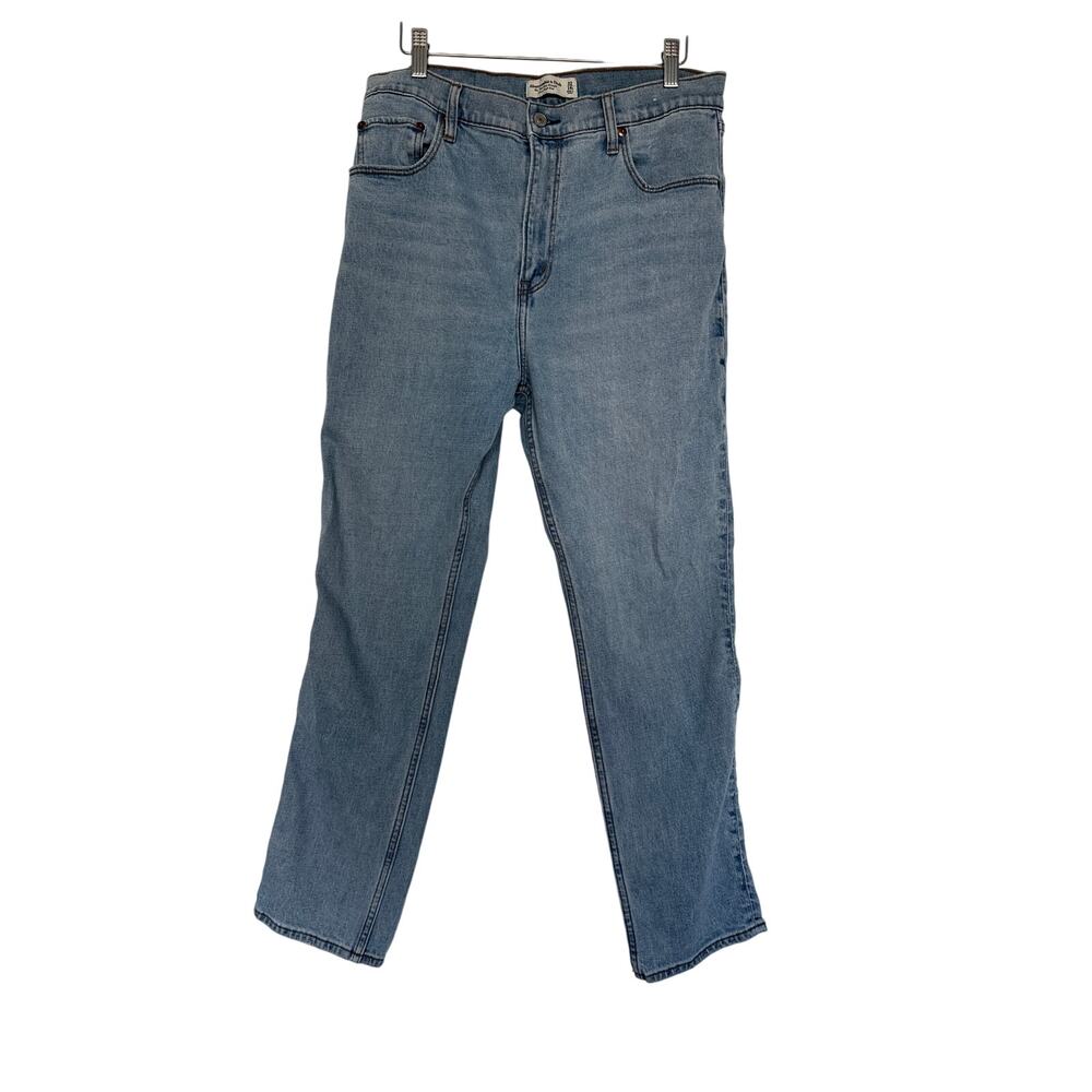 Abercrombie ‘90s Slim Straight Ultra High Rise Jeans, 32/14 Short